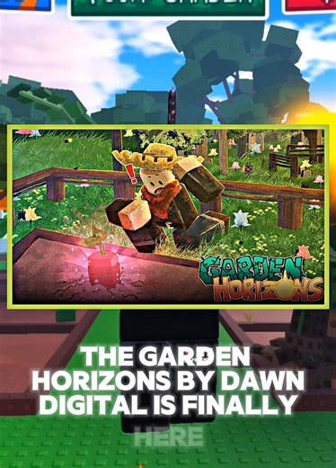 Garden Horizon is Finally Here! Use code:RELEASE & DAWN #roblox #gardenhorizons