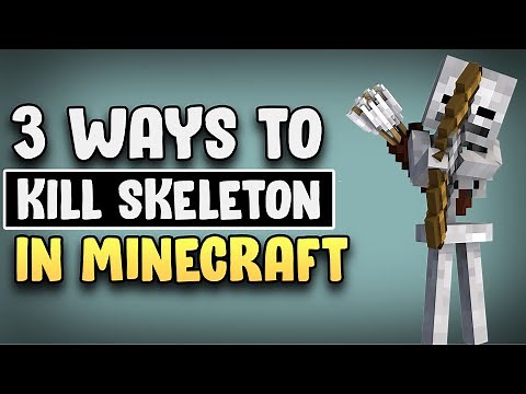 How to kill skeleton in Minecraft 1.19 | how to defeat skeleton easily in minecraft