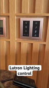 Lutron homeworks QSX lighting control system. #lutron #intelluxe #luxurylifestyle #interiordesign