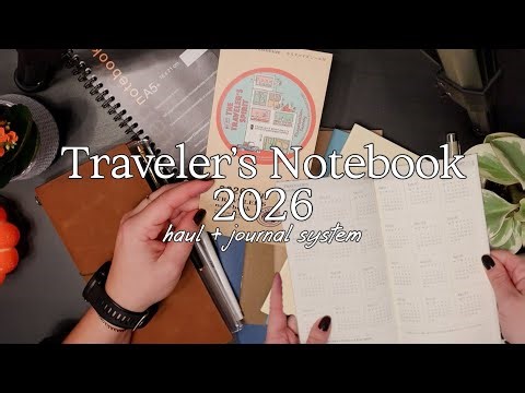 Traveler’s Notebook Haul 🔎 Unboxing + How I’ll Set Up for 2026