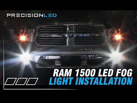 How To Install Ram 1500 LED Fog Light - 4th Gen | 2009-2018 | ‪@PrecisionLED‬