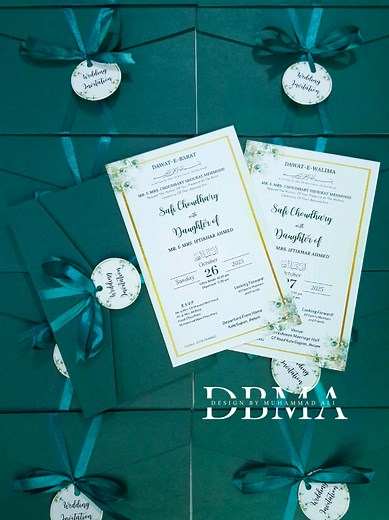 Custom Wedding Invitation Card Designs