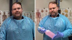 How a mortician washes a deceased person