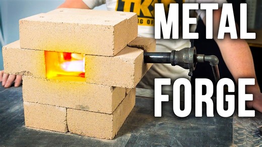 How to make a mini metal forge without any welding
