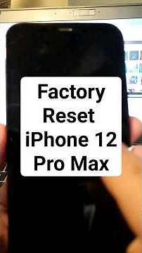 How to Factory Reset iPhone 12 Pro Max - Connect to iTunes Method