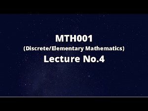 MTH001 (Elementary/Discrete Mathematics) Lecture No.4 (Bi-conditional Operator)