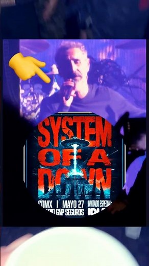 When SOAD plays B.Y.O.B. live in Mexico City 2026! 🇲🇽🔥