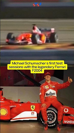 Michael Schumacher testing Ferrari F2004. #F1 #Formula1
