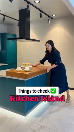 Sonika Khurana Sethi | Coloraza Interior Design on Instagram: "Thinking of adding a kitchen island? Check this first 👀 Clearance of 42 to 48 inches for easy movement Right island size for your kitchen Space for appliances drawers and seating Hob and island chimney placement planned well These are exactly what you see in the reel. Want to master kitchen design? I have a pre recorded 20 chapter Ultimate Kitchen Design course with lifetime access. Comment YES to know more ✨ #KitchenDesign #Kitchen