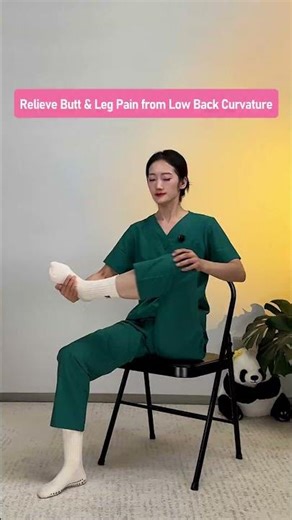 Relieve Butt and Leg Pain Caused by Low Back Curve – Do This 100 Times Daily at Home