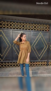 Shirt Collar Cutting And Stitching . . . #howtosew #sewing #collar #shirts #sew #dress #sewingtipsandtricks #dressdesign #sewinghacks | Needle Girl