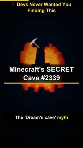 ⛏️ Minecraft's SECRET Cave #2339 #Shorts