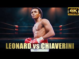 Sugar Ray Leonard vs Tony Chiaverini | KNOCKOUT Boxing Fight | 4K Ultra HD