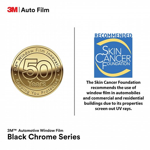 3M Auto / Car Tint Black Chrome 10/20/35