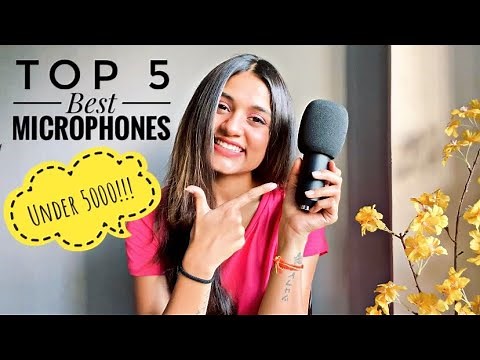 BEST Microphones Under 5000🔥| Top 5 Best MICROPHONES For Singing | With All Details