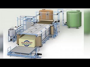 Continuous Foaming Machine Designed by Anjal Pu Foam And Services. Flexible Polyurethane foam