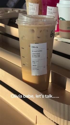 Olivia's Starbucks Drink Guide