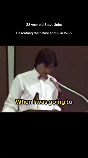 Steve Jobs on his excitement towards AI in 1983 #stevejobs #entrepreneur #techtok #future #philosophy