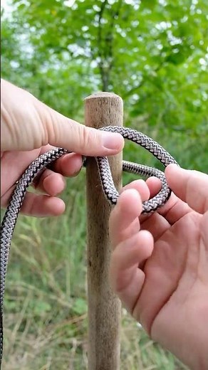 How To Tie The Easiest Knot Ever!