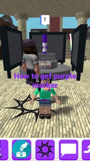 How to get purple marker in find the marker