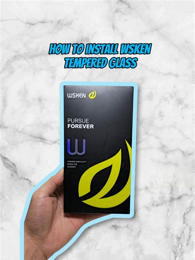 How to Install WSKEN Tempered Glass Screen Protector. #temperedglass #screenprotector #wskenscreenprotector #wskentemperedglass #wsken
