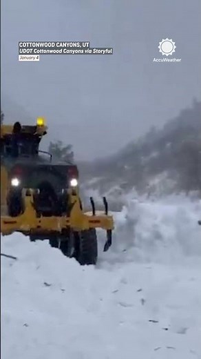 Triggered Avalanche Races Down Mountain in Utah