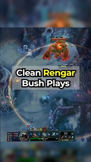 Amazing Rengar Bush OUTPLAYS 😮