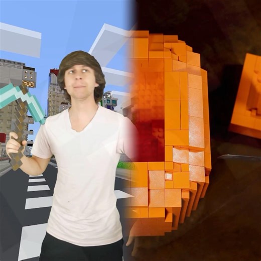 When your friend switches the Minecraft world to creative mode #fyp #foryou #relatable #Minecraft