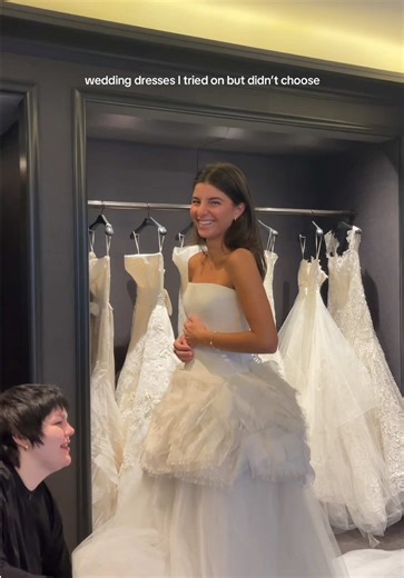 Stunning Wedding Dresses Tried at Vera Wang