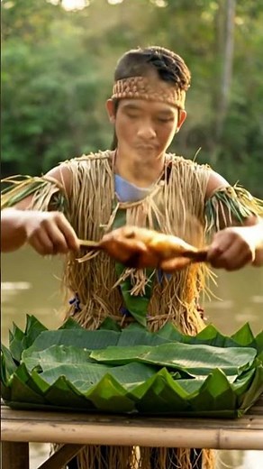 Unbelievable Jungle Cooking — Roasting Wild Chicken to Perfection!