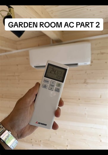 Garden Room Air Conditioning Installation Part 2