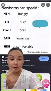 368K views · 2.5K reactions | Decoding your baby’s sounds / cries! So helpful! Have you heard of the Dunstan Baby Language Model! #babytips #momsoftiktok #firsttimemom | Dr. Olivia Reyes PT, DPT | Facebook