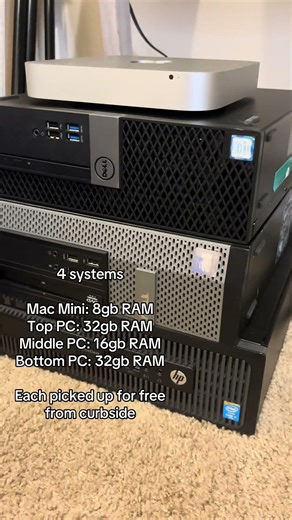 Making a server rack for free #fyp #computer #server #tech #fypシ