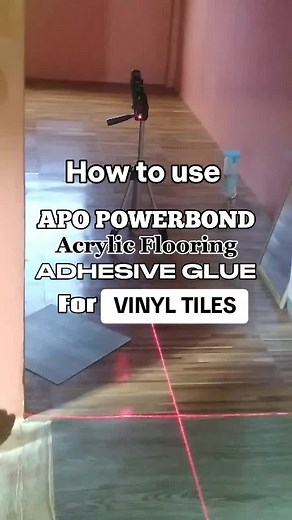 How to Use APO POWERBOND Adhesive Glue for Vinyl Tiles