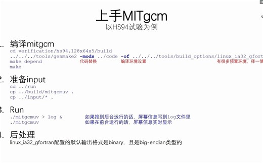 上手MITgcm