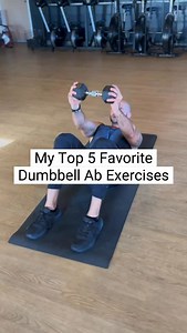 3.7K views · 4.6K reactions | My top 5 favorite dumbbell ab exercises  These help build and make your core rock solid  ✅ Comment “ABS” below for my free workout guide #abs #absworkout #abworkout #abexercises #coreworkouts #coreworkout | Joe Callari | Facebook
