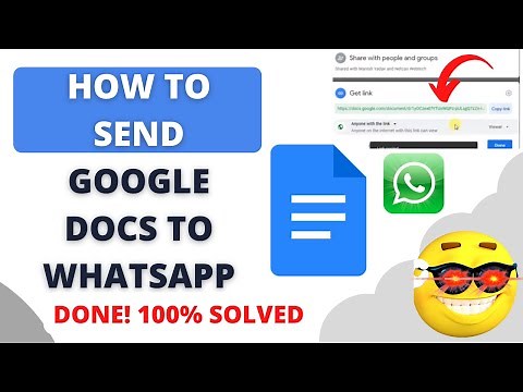 How to Send Google Docs to Whatsapp?