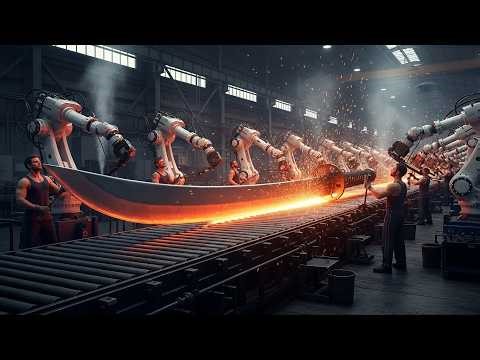 Inside a Mega Sword Factory: Forging the Giant Samurai Katan