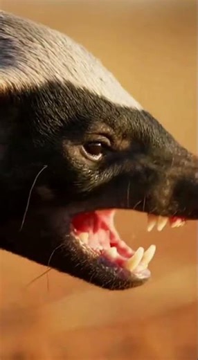 Honey Badger vs Snake: Fight for Survival #wildlife #africa #shorts