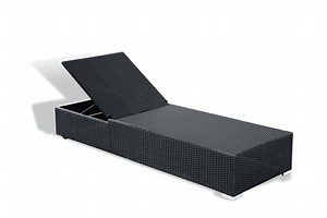 [Hot Item] Garden Pool Outdoor Adjustable Rattan Chaise Lounge