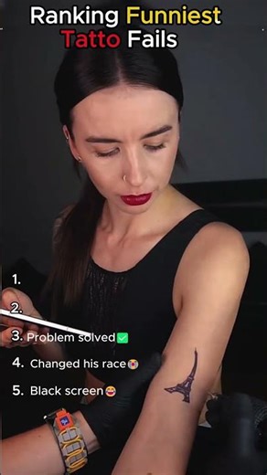 Tatto fails😂😂 which tattoo fail was the worst 😭💀 #funny #memes #fails #ytshorts