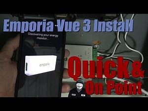 Emporia Vue 3rd Gen Installation Unboxing Home Energy Monitor How To Setup Install Power Monitoring