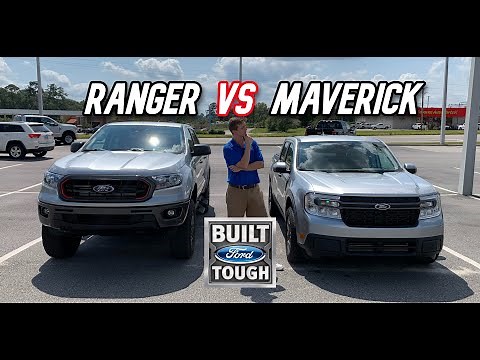 2022 FORD MAVERICK VS 2021 FORD RANGER - Side by Side Comparison of Features: Which Truck is Better?