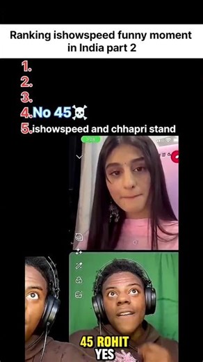 Top 5 Funniest IShowSpeed Moments in India 😂 | Part 2 | #rankinghindi