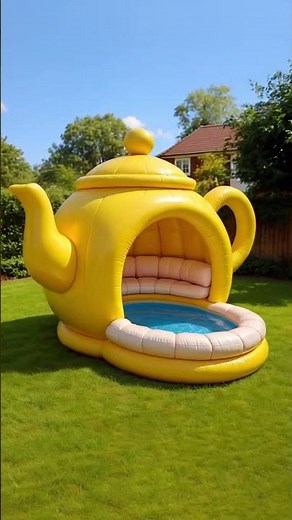Inflatable Teapot Pool Design That’s Totally Genius! 🤯🫖
