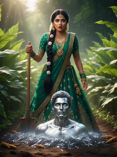 "हल्दी से निकला चाँदी का लड़का 😱"#hindicartoon #ai #automation #hindi...