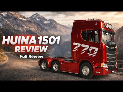 Unboxing RC Truck Scania Huina 1501 / 1502 – 1:18 19 Channel Remote Control