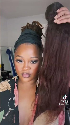 Quick & Easy Loc Bun Style w/ Extensions #locstyles #locbun #locextensions