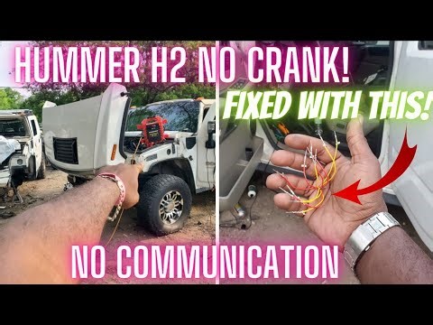 Hummer H2, no Crank! No Communication! Diag / FIX!