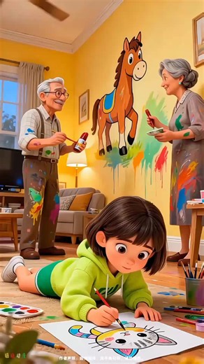 Drawing on the Wall ?! 😂 Funny Family Cartoon | Kids Cartoon Hub #KidsCartoonHub #SuperBaby #funnycartoon #cartoonstory #imlittleangel